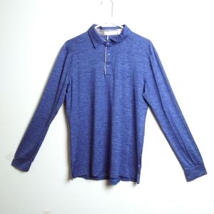 Derminpro Sapphire Men's Activewear Tee Long Sleeves Shirt Size M Performance